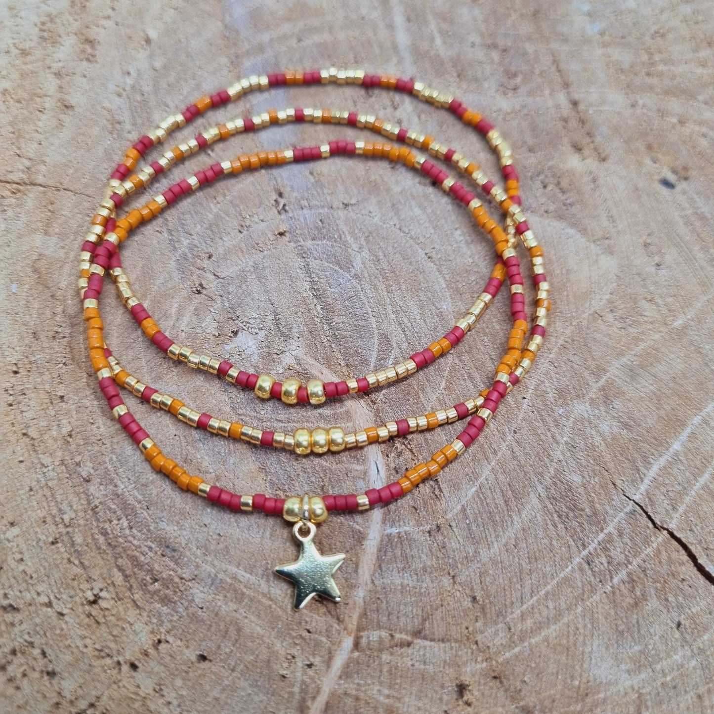 Bracelet multi rangs doré LES ALPHAS