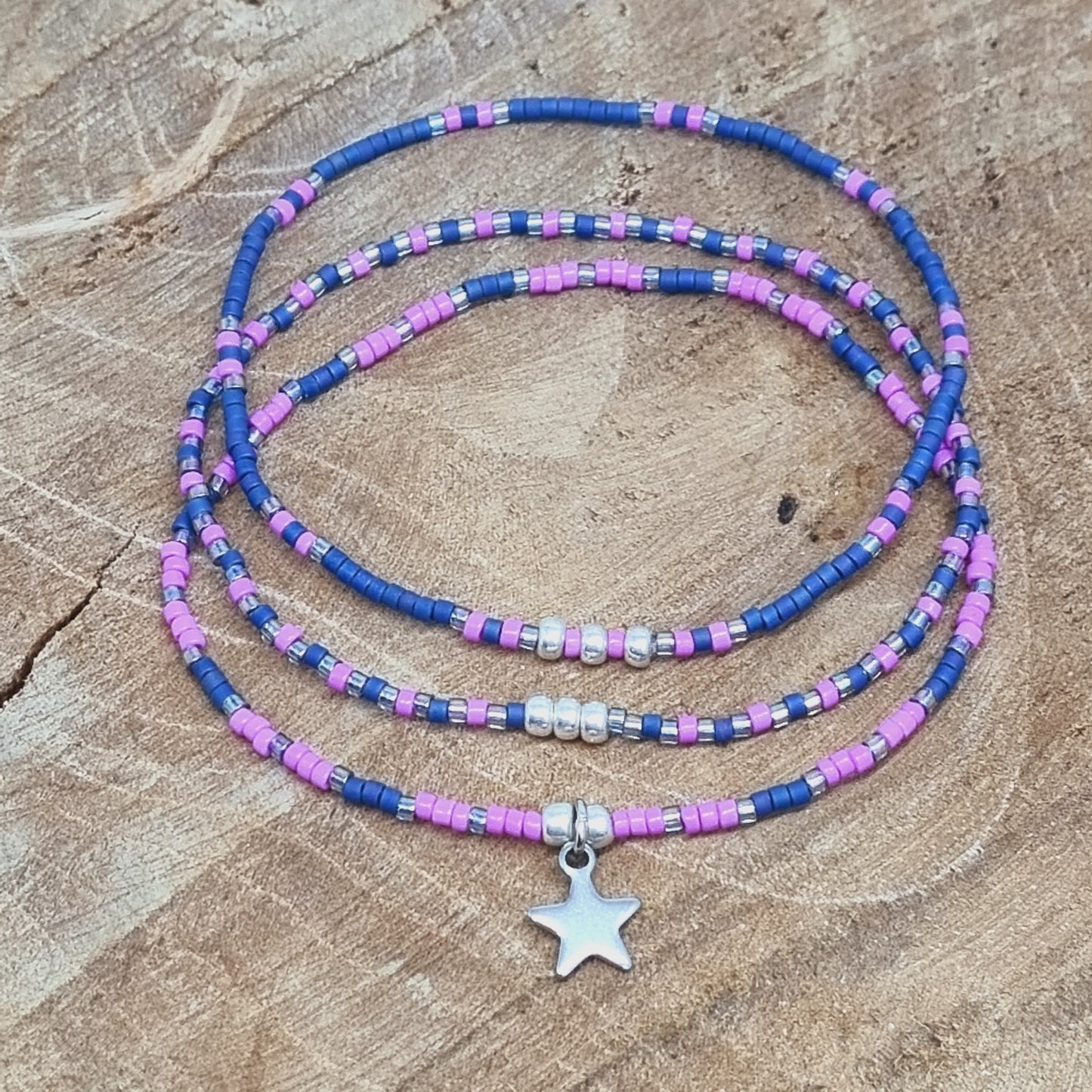 Bracelet multi rangs argenté LES ALPHAS
