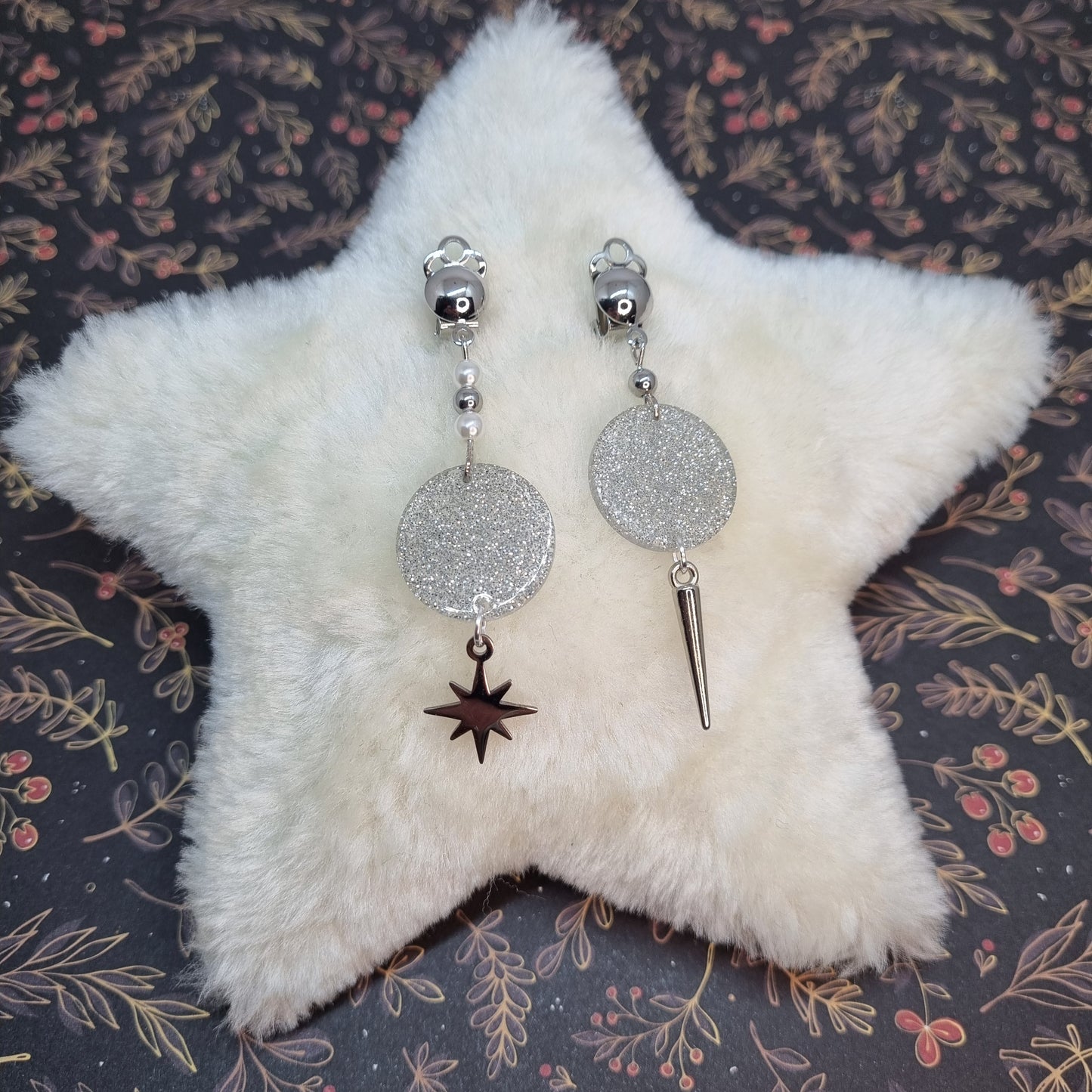 Clips d'oreilles asymétriques STARLIGHT