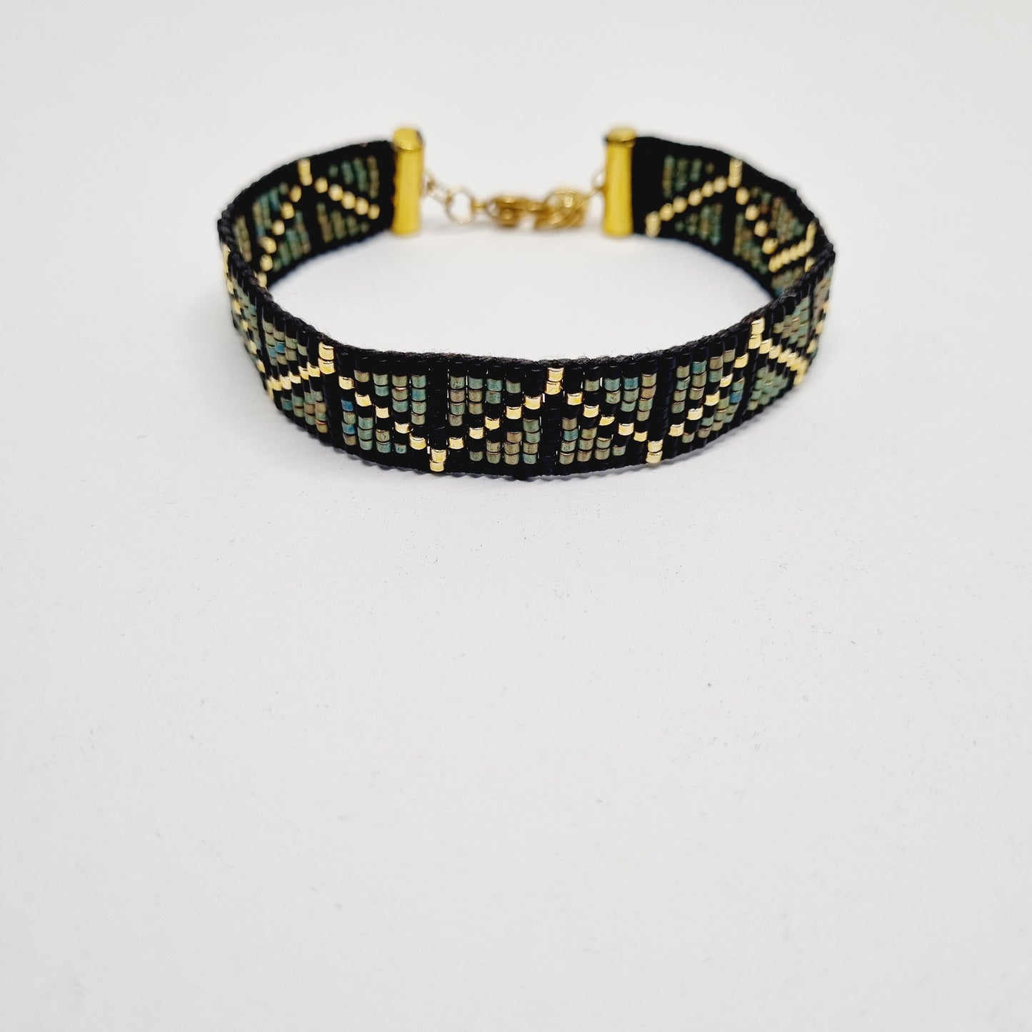 Bracelet tissé perles japonaises YUNA