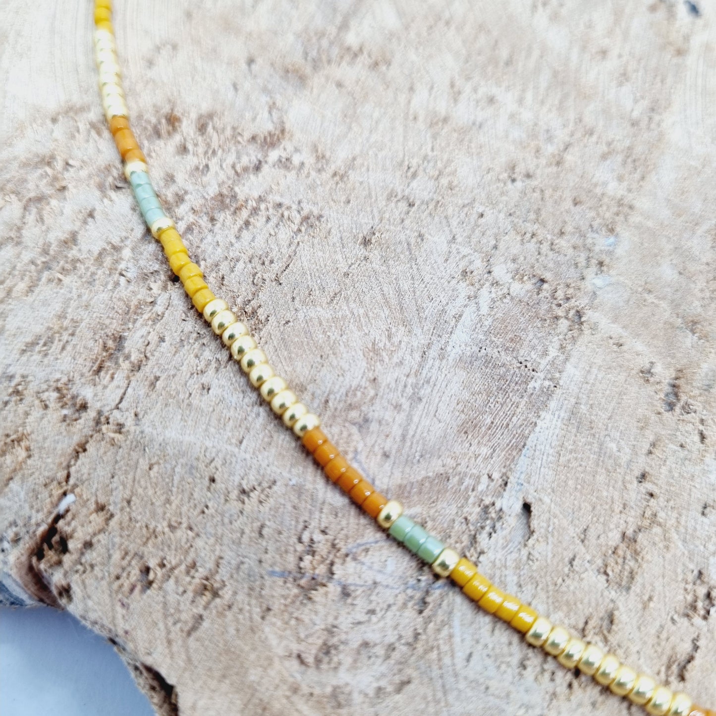 Collier perles fines et acier SIMRAN