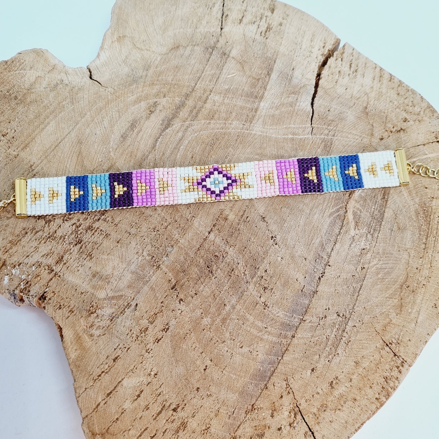 Bracelet perles tissées INDIANA