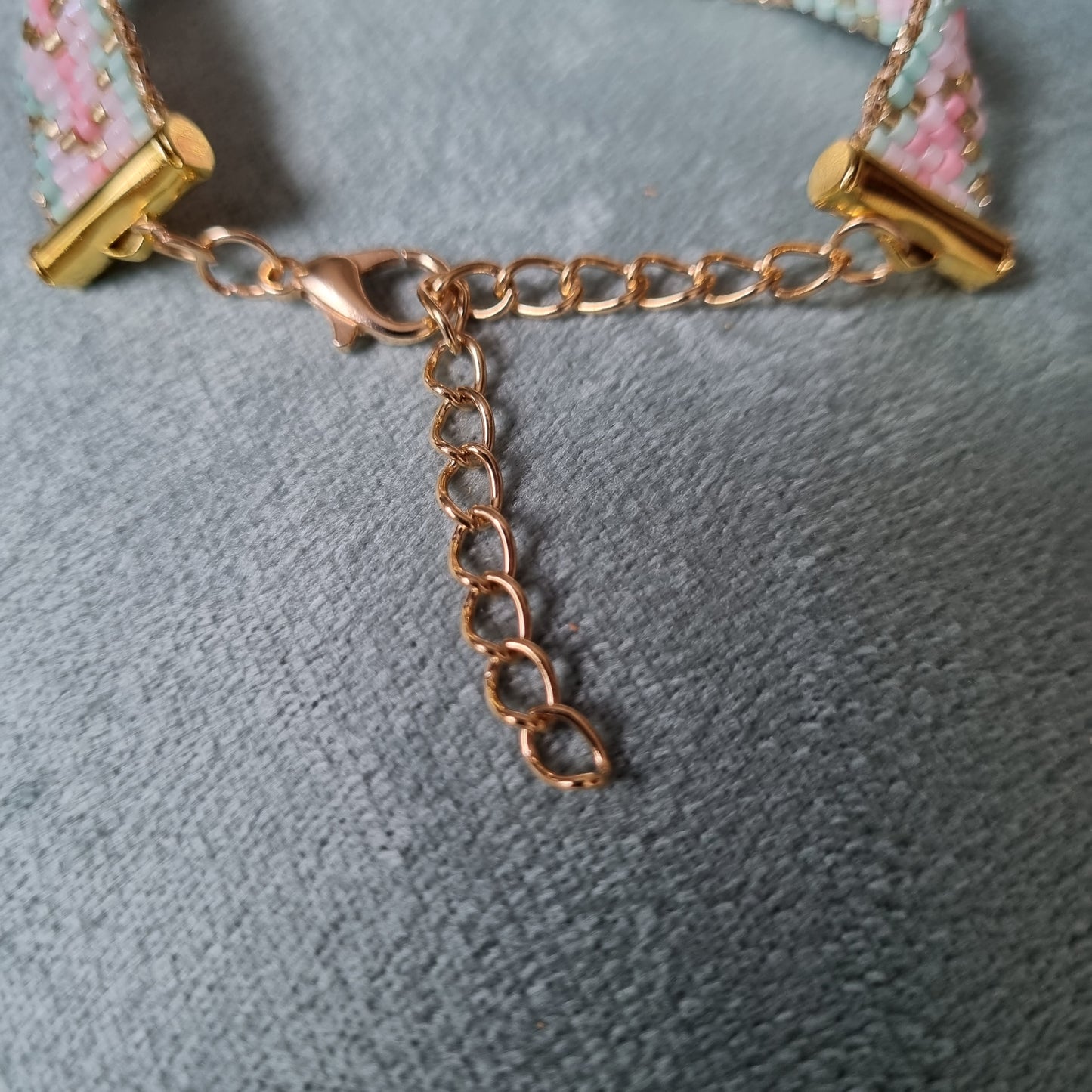 Bracelet tissé perles miyuki INES