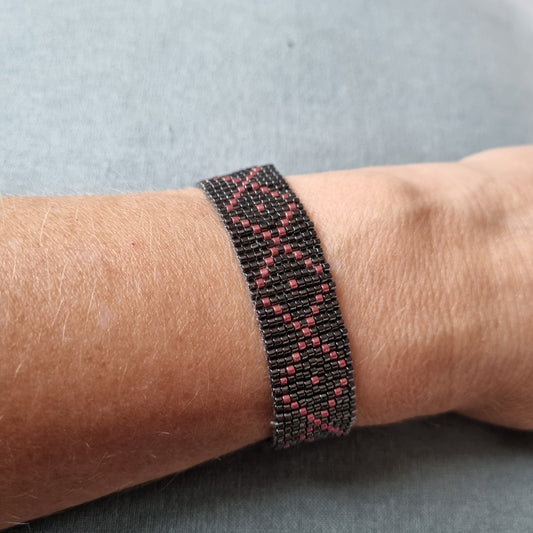 Bracelet tissé perles NOA