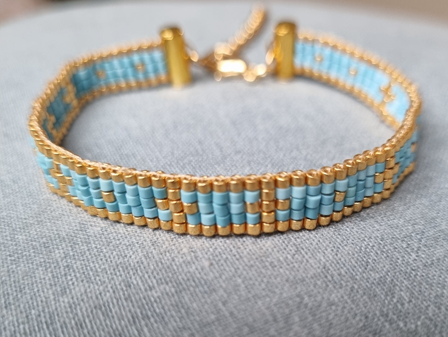 Bracelet tissé perles miyuki LYNA