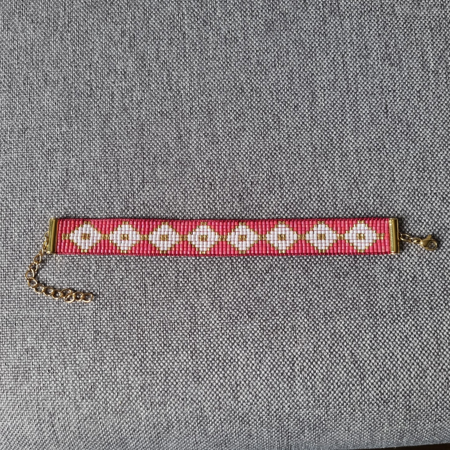 Bracelet tissé perles japonaises ALBA