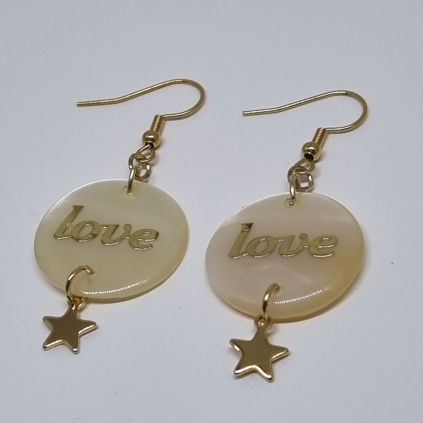 Boucles d'oreilles oret nacre OPALINE
