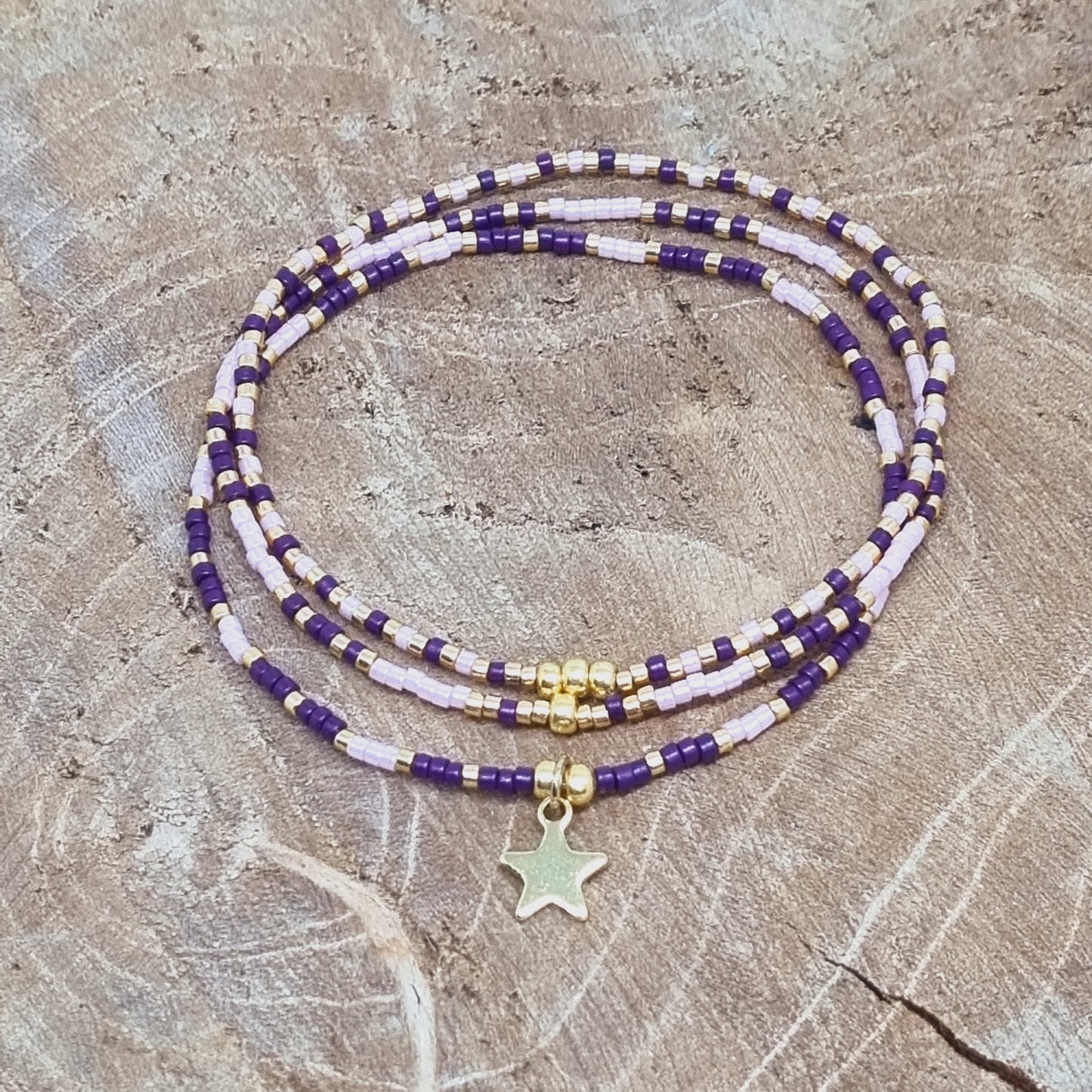 Bracelet multi rangs doré LES ALPHAS