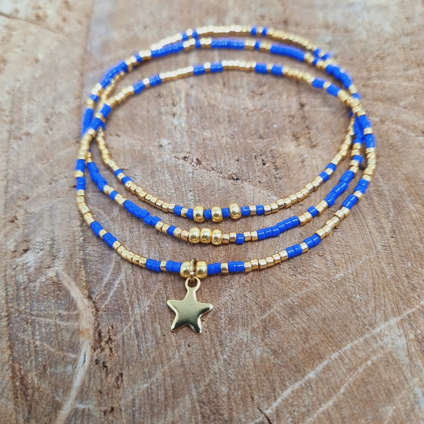 Bracelet multi rangs doré LES ALPHAS