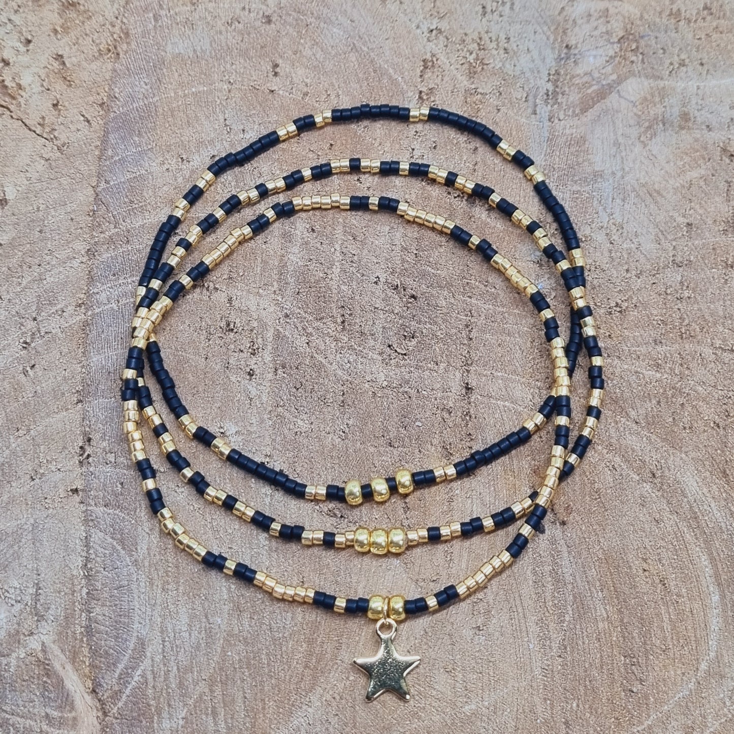 Bracelet multi rangs doré LES ALPHAS