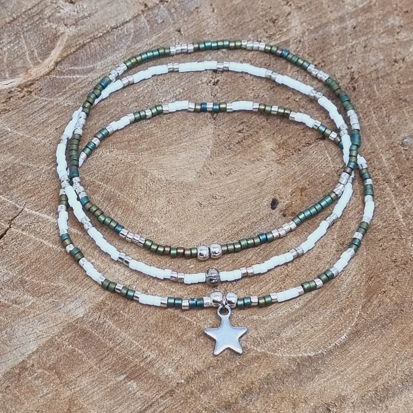 Bracelet multi rangs argenté LES ALPHAS