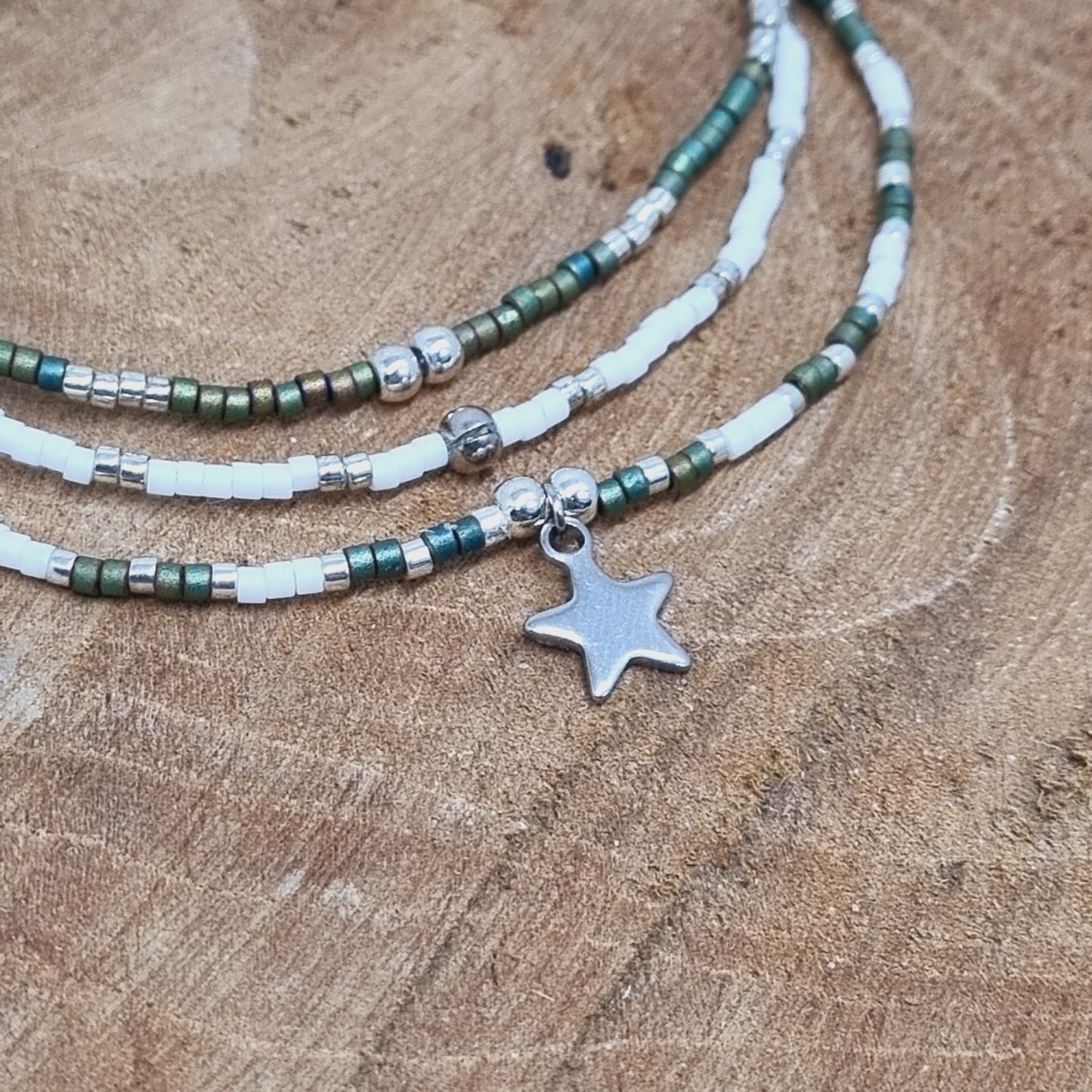 Bracelet multi rangs argenté LES ALPHAS