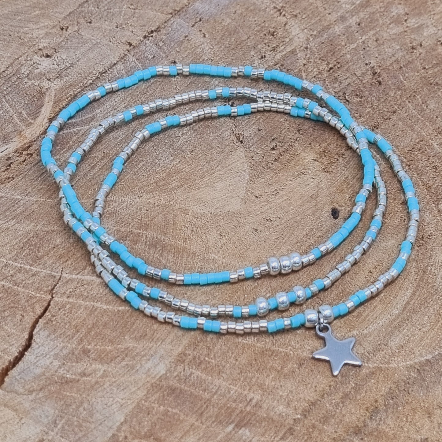 Bracelet multi rangs argenté LES ALPHAS