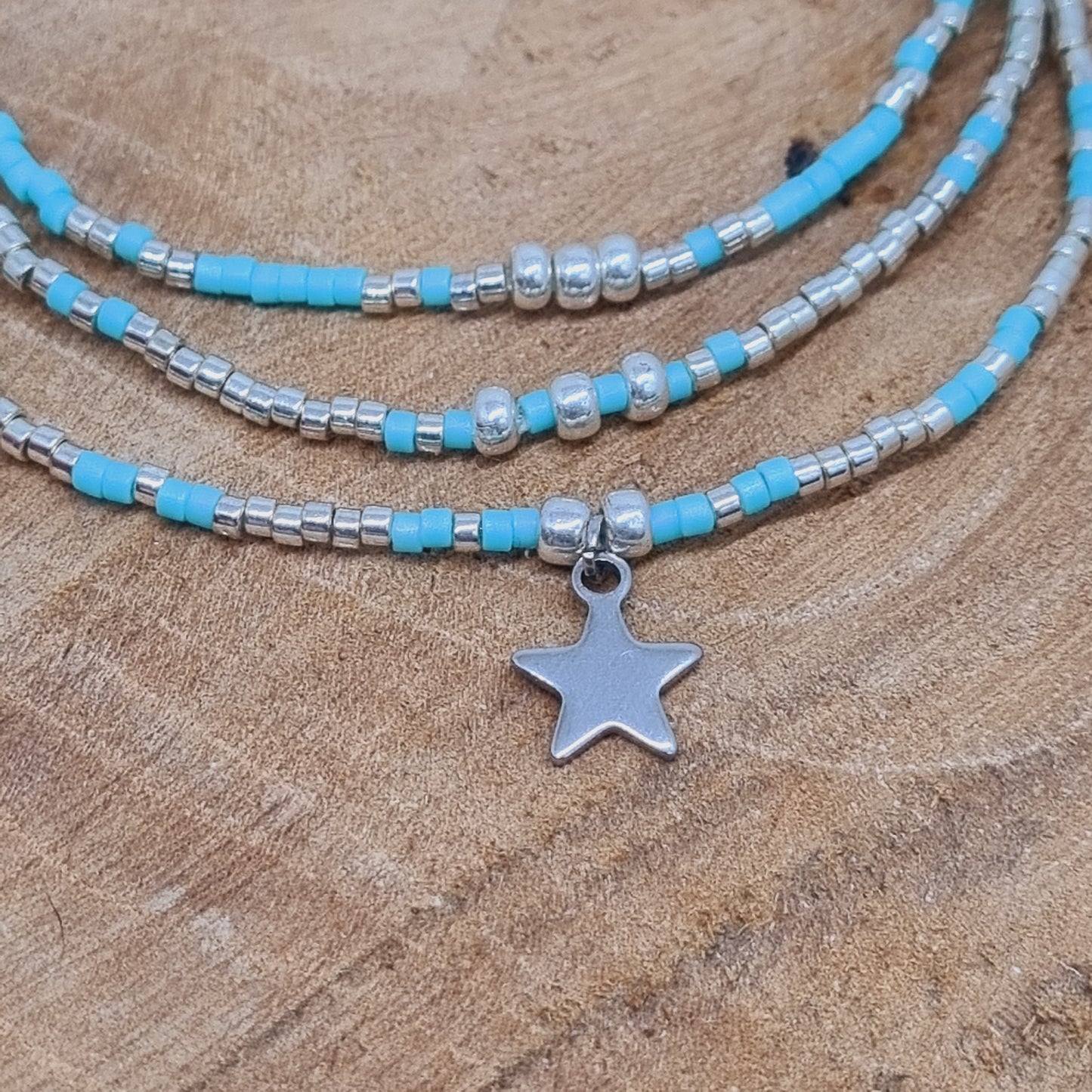 Bracelet multi rangs argenté LES ALPHAS