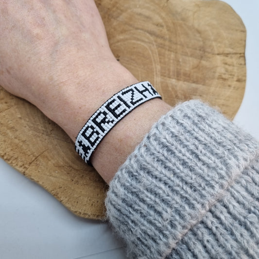 Bracelet tissé perles Breizh