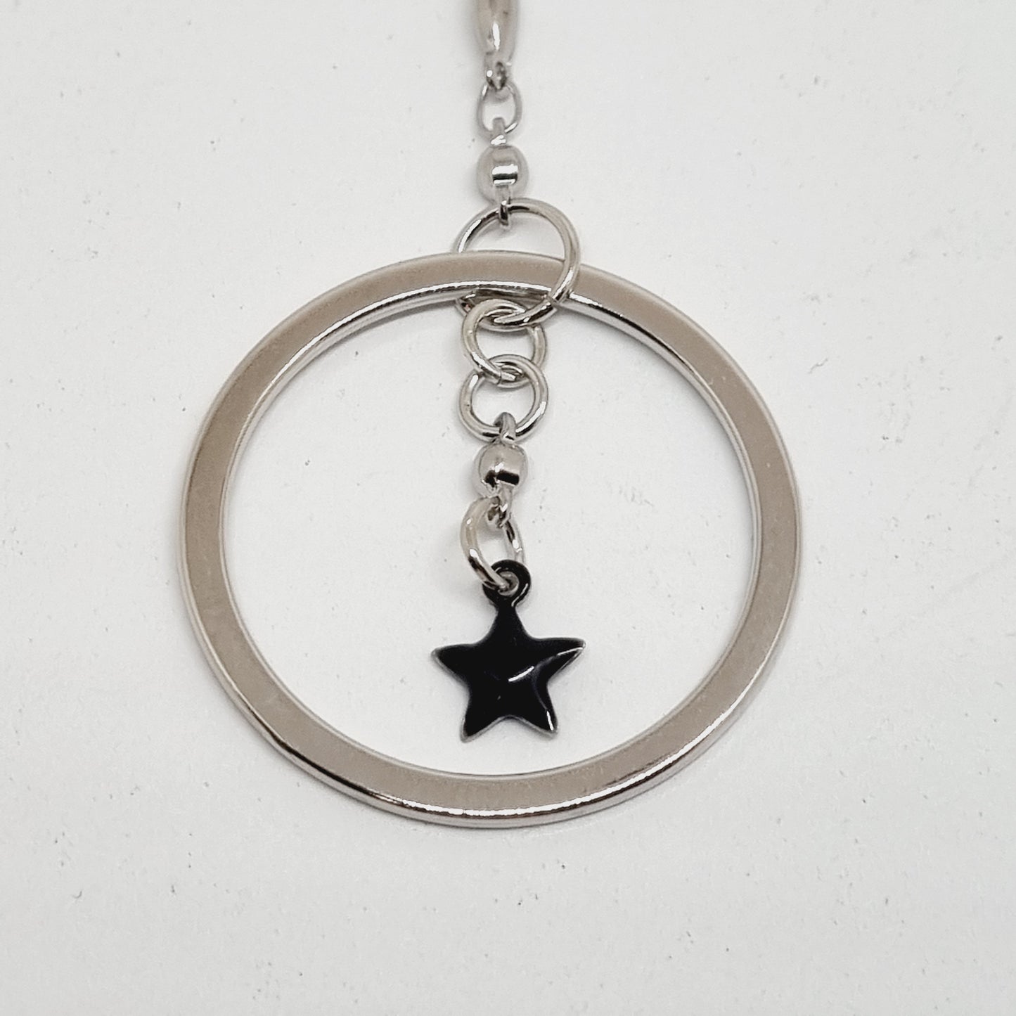 Boucles d'oreilles acier pendantes TILDA