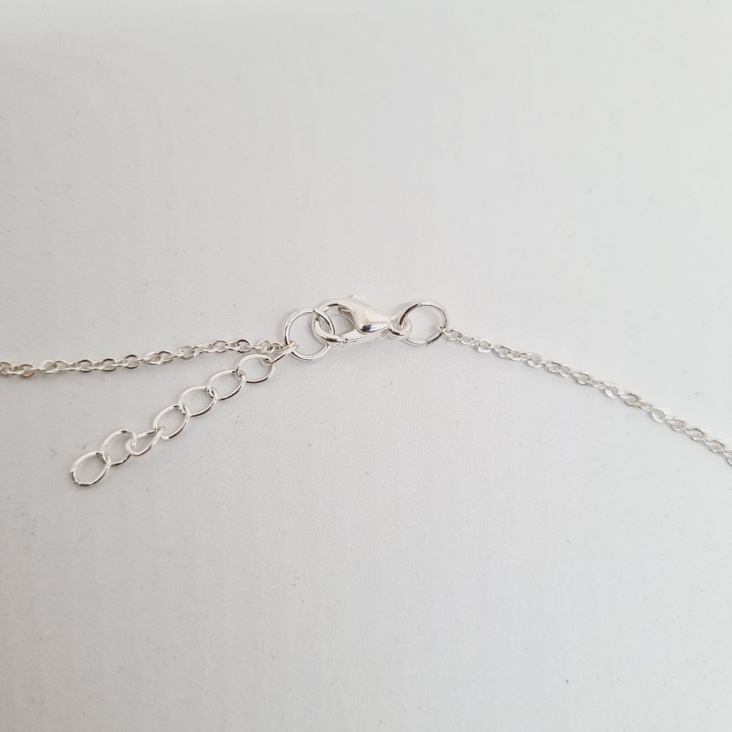 Collier chaîne acier carpe koï plaquée argent AIKO