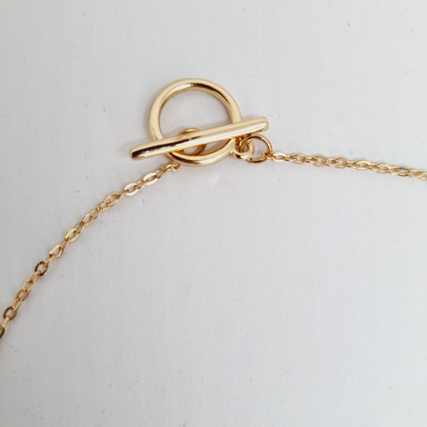 Collier chaîne acier doré pendentif chat KITTY