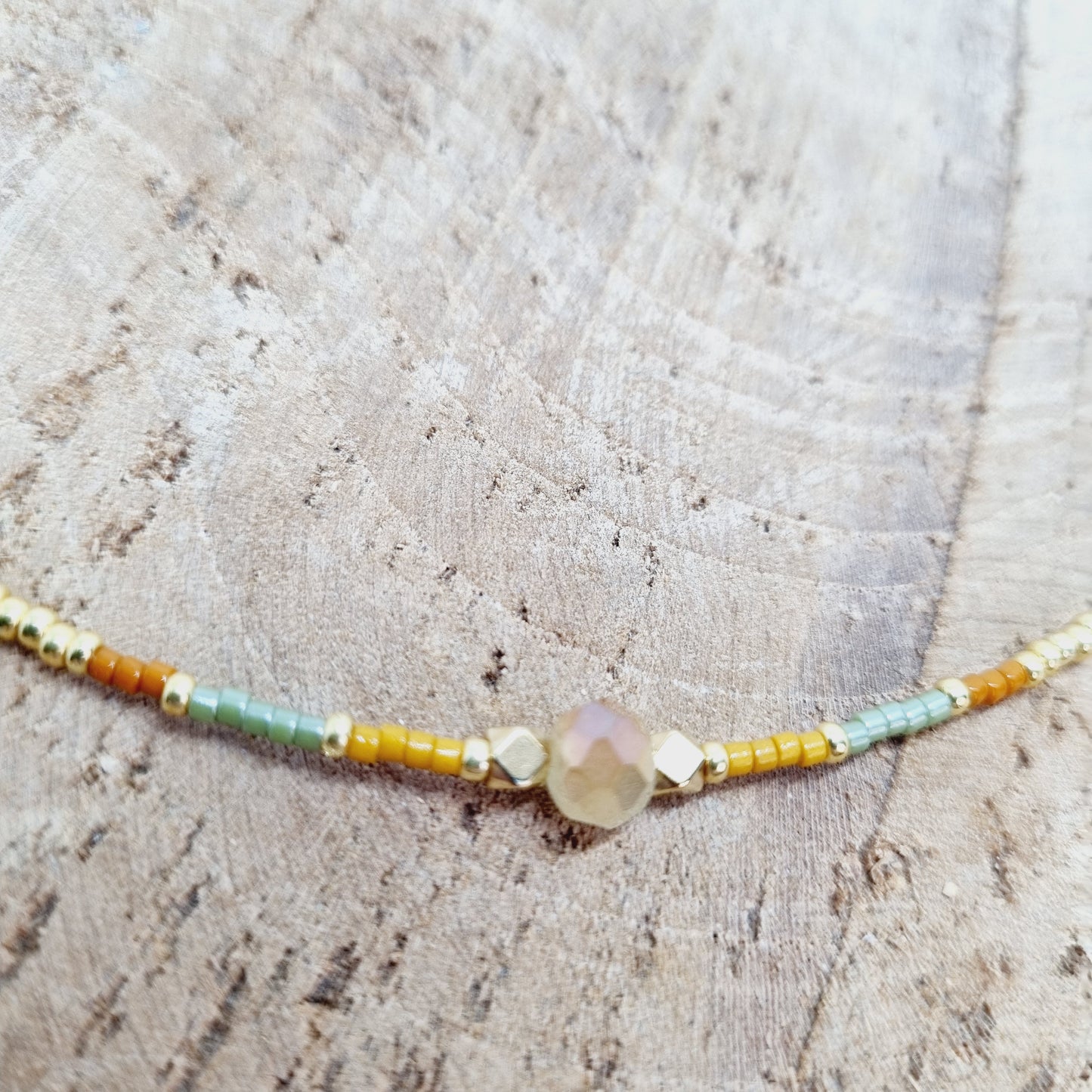 Collier perles fines et acier SIMRAN