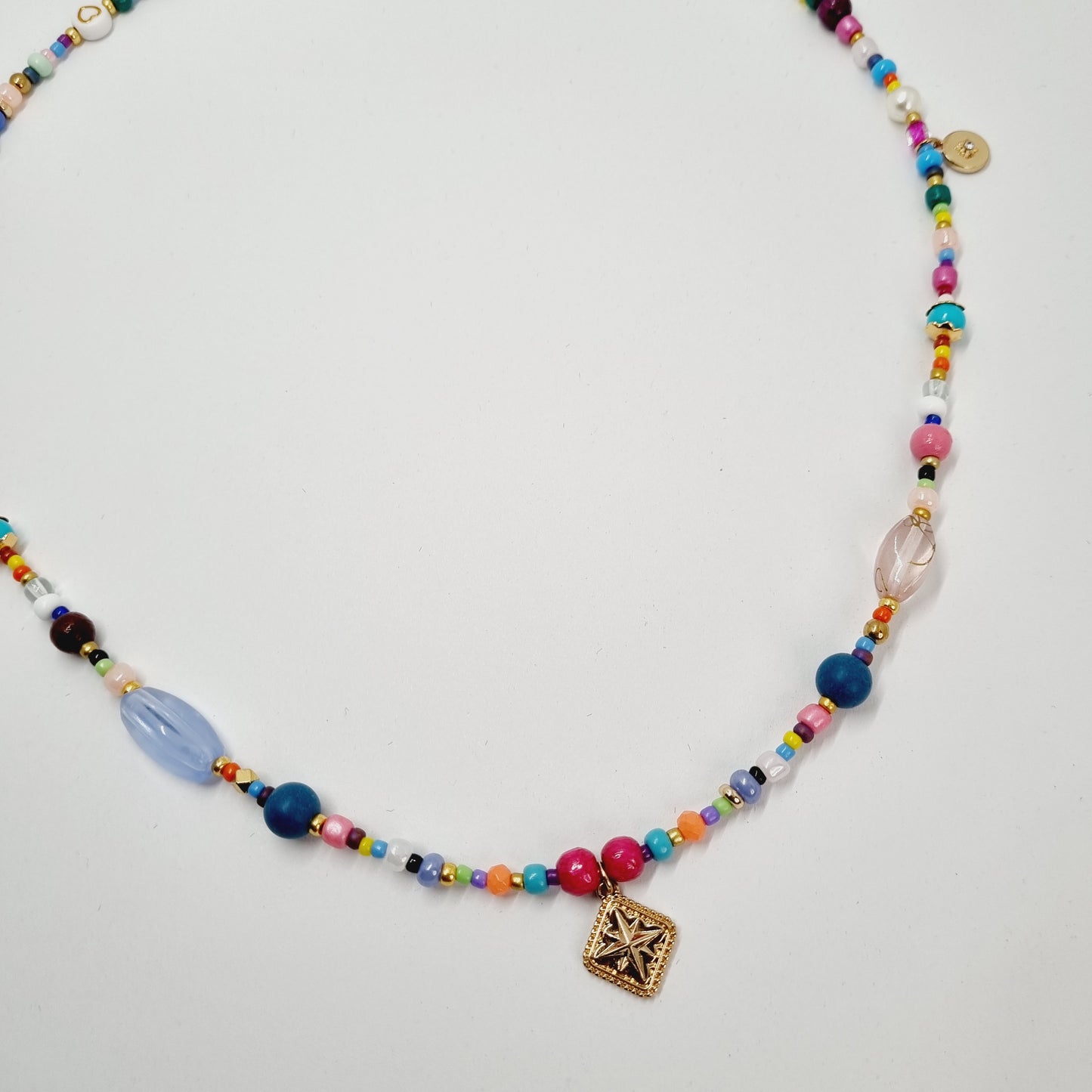 Collier sautoir multi perles transformable bracelet Lorelei