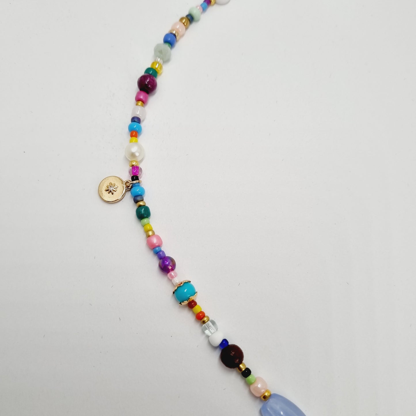 Collier sautoir multi perles transformable bracelet Lorelei
