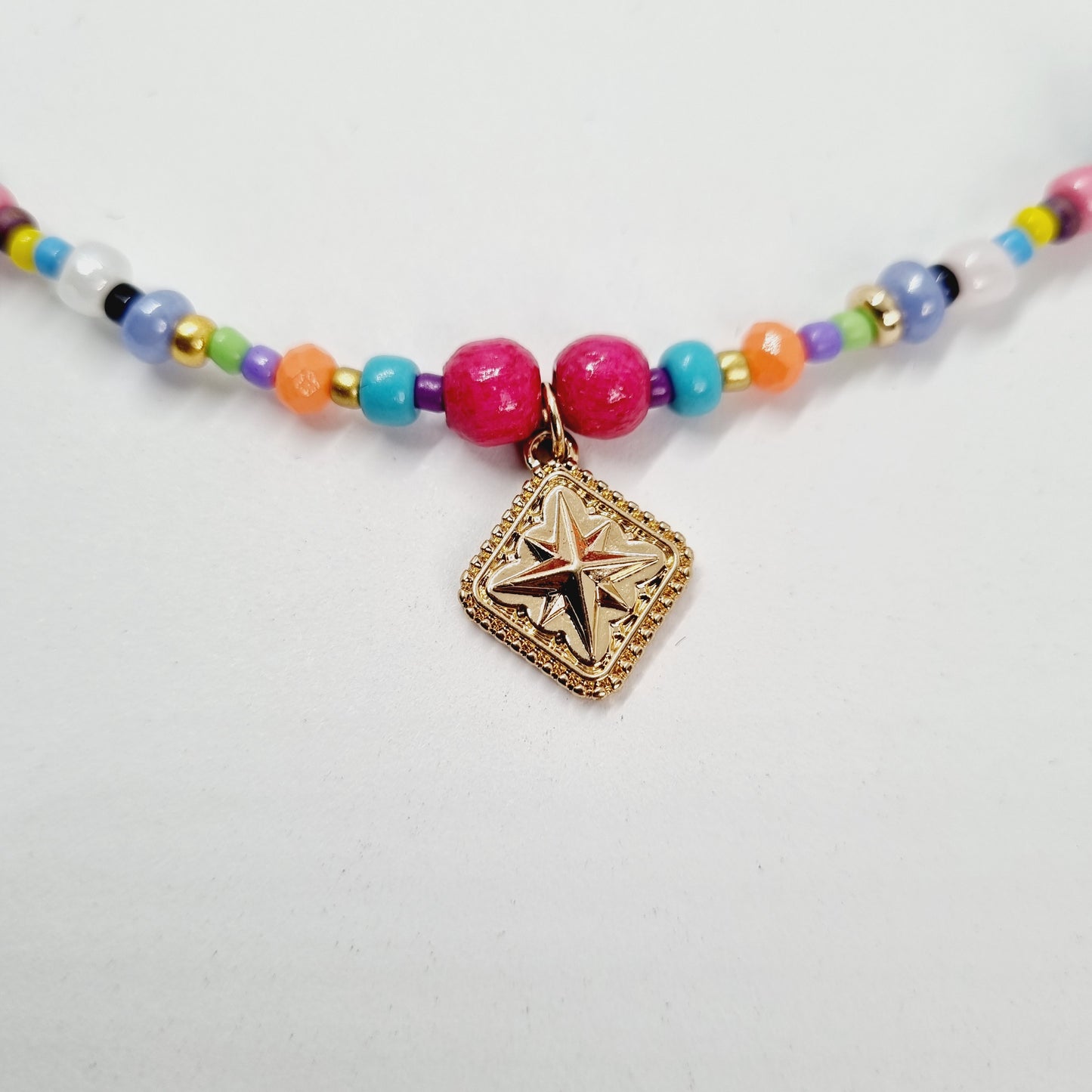 Collier sautoir multi perles transformable bracelet Lorelei