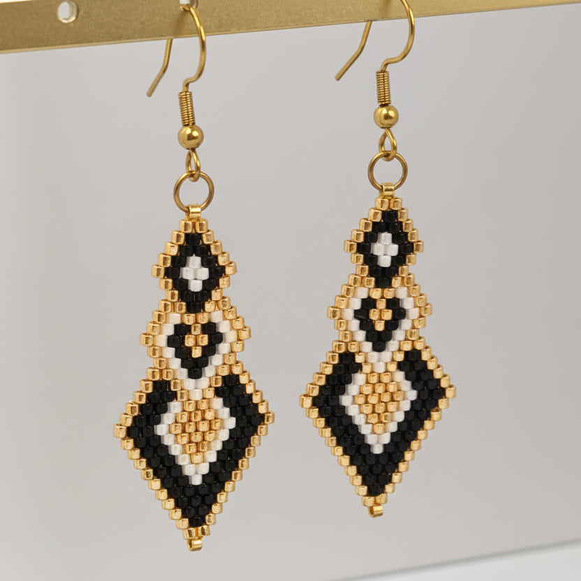 Boucles d'oreilles pendantes Emy